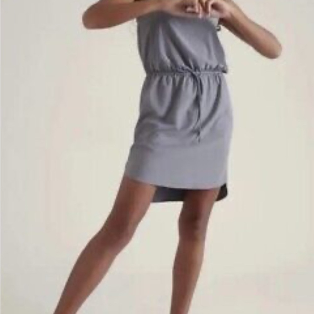 Stylish Gray Sleeveless Dress